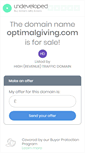 Mobile Screenshot of optimalgiving.com